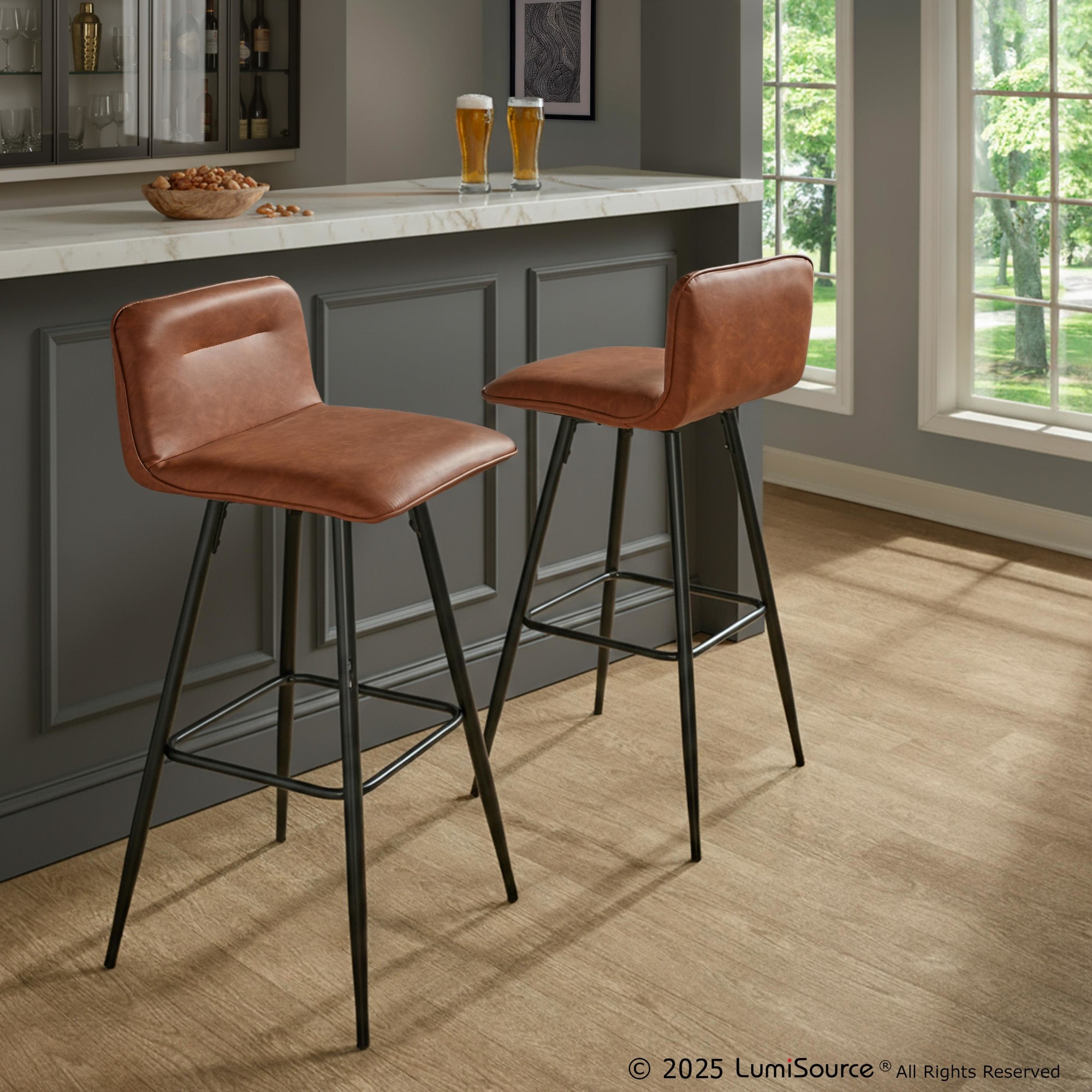 Casper 30" Fixed-height Barstool - Set Of 2